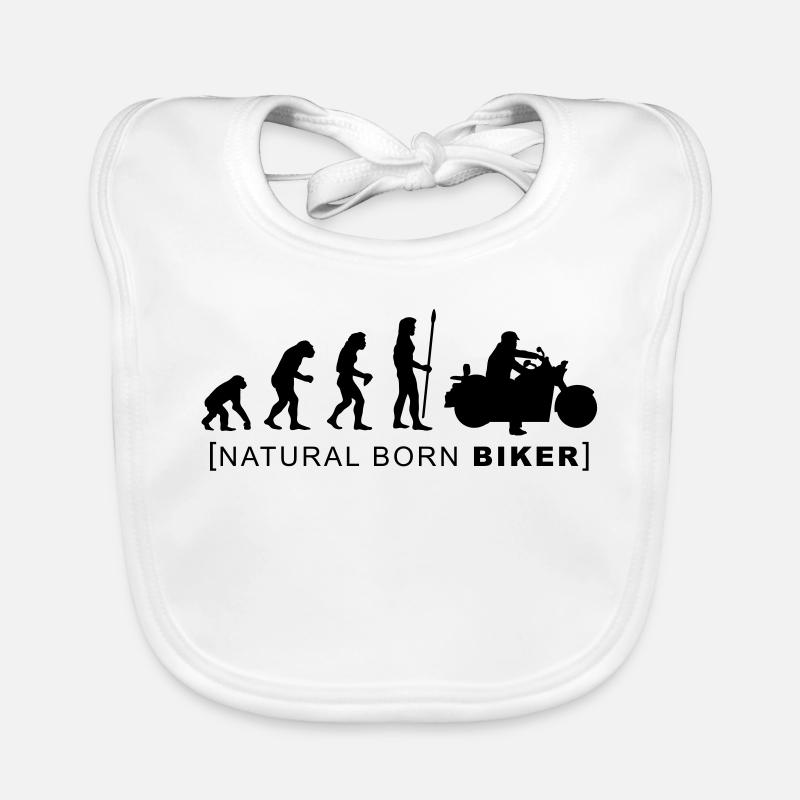 natural born biker Baby Bio-Lätzchen
