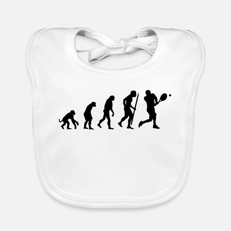 l'évolution du tennis Tee shirts Enfants Bavoir bio Bébé