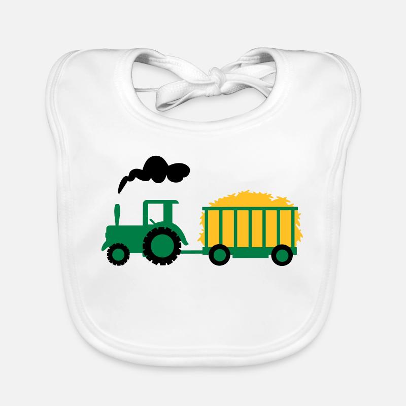 traktor kind geschenk Baby Bio-Lätzchen