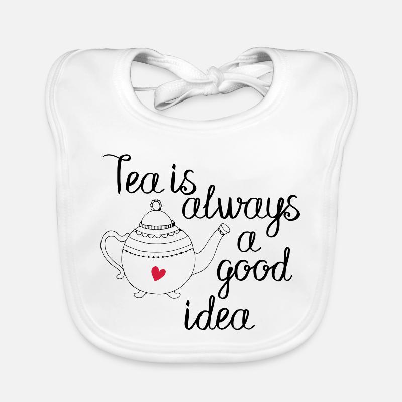 Tee ist immer eine gute Idee 2c Baby Bio-Lätzchen