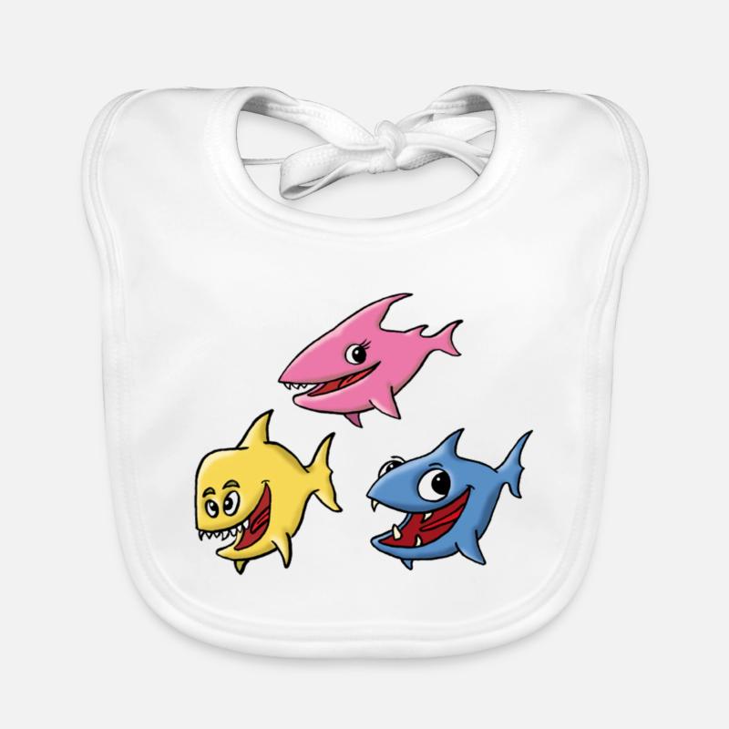 Fish group Organic Baby Bibs