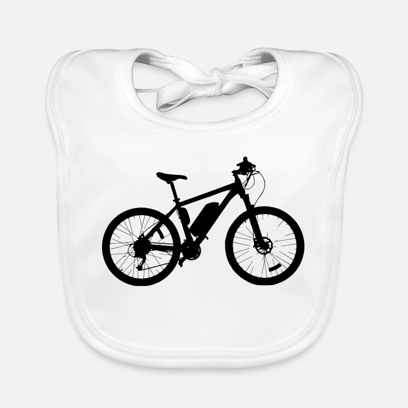 E-Bike - Baby Bio-Lätzchen - Weiß