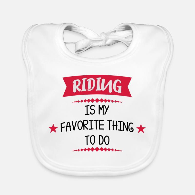 Reiten Baby Bio-Lätzchen