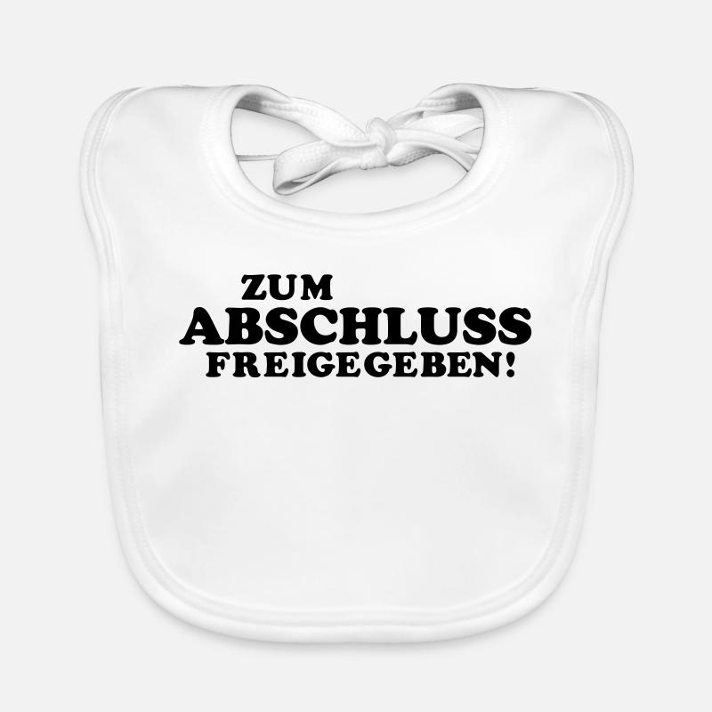 abitur spruch Baby Bio-Lätzchen