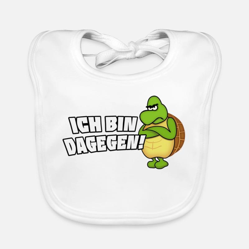 Je suis contre Bavoir bio Bébé