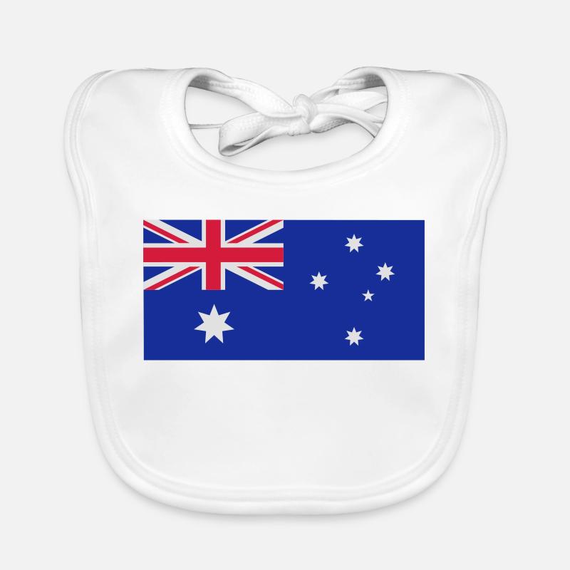 Le drapeau australien Bavoir bio Bébé