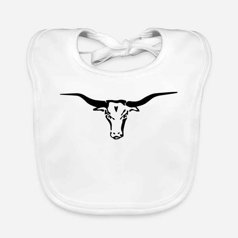 texas longhorn Baby Bio-Lätzchen