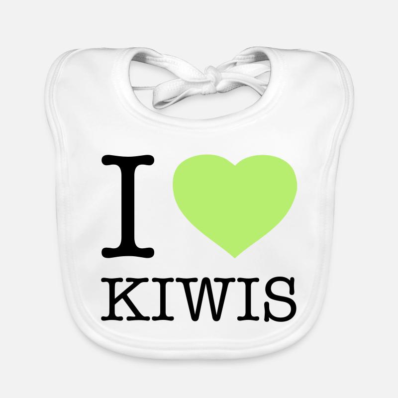 J’AIME LES KIWIS Kiwi Bavoir bio Bébé
