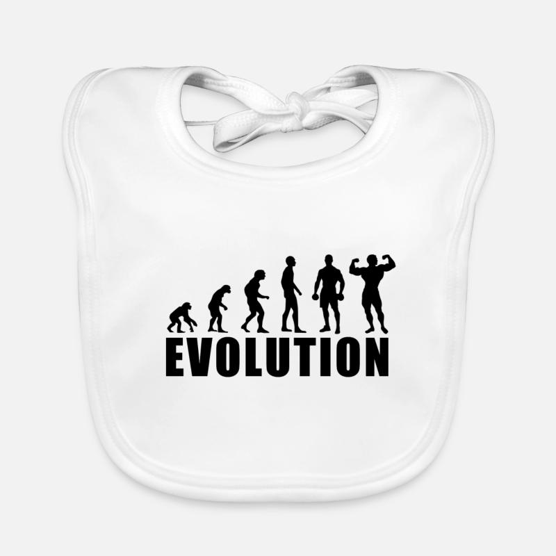 EVOLUTION BODY BUILDING gift Organic Baby Bibs