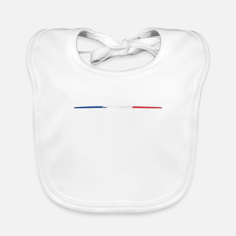 tricolore fr - Bavoir bio Bébé - blanc