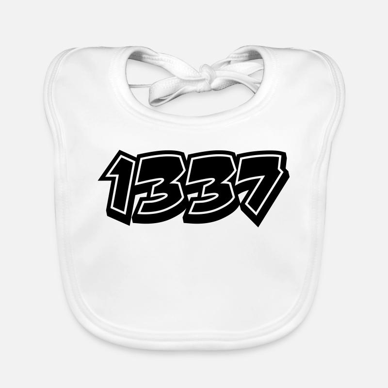 leet Noob N00b 1337 Baby Bio-Lätzchen