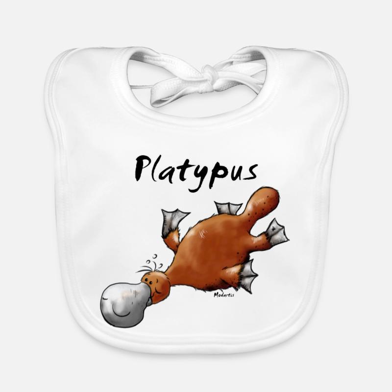 Schnabeltier - Australien - Wildlife Baby Bio-Lätzchen