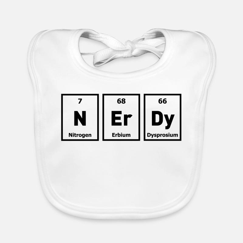nerd geek nerdy Organic Baby Bibs