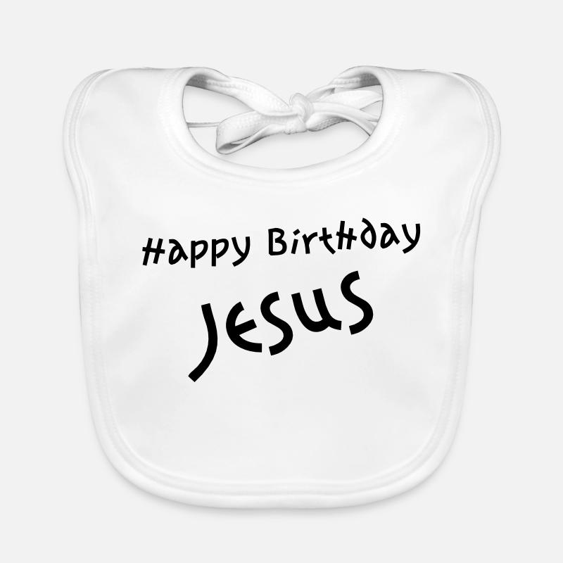 Jésus de joyeux anniversaire Bavoir bio Bébé