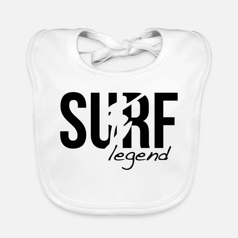 surf surfer surfer Bavoir bio Bébé