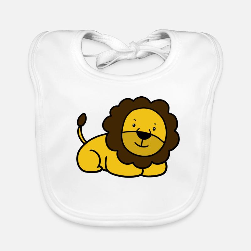 lion cub Organic Baby Bibs