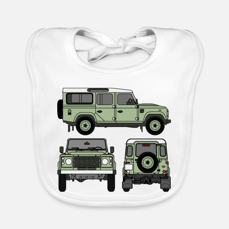Defender 110 - Côtés Bavoir bio Bébé
