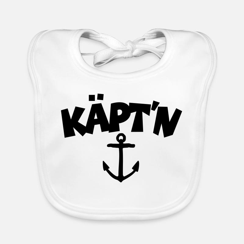 Capitaine ancre (FR) Bavoir bio Bébé