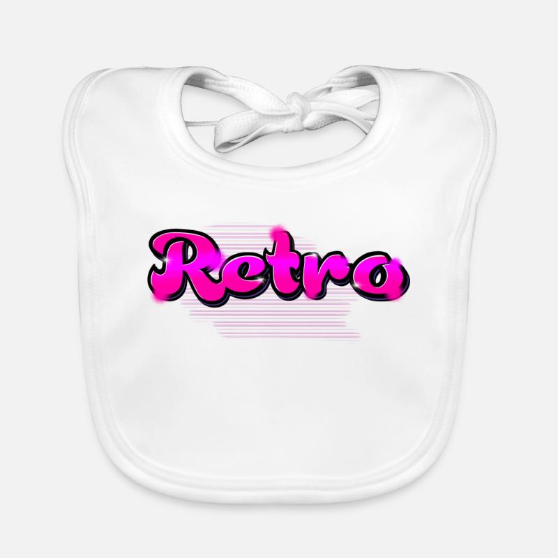 Rétro Bavoir bio Bébé