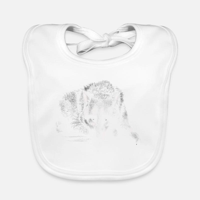Wolf Organic Baby Bibs