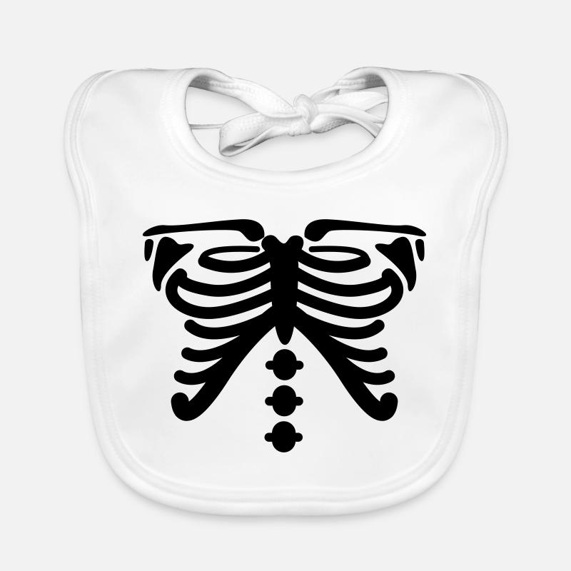 Skelett Baby Bio-Lätzchen