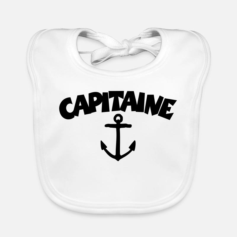 Capitaine Ancre Bavoir bio Bébé