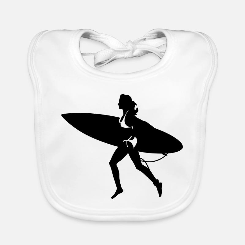surfing Bavoir bio Bébé