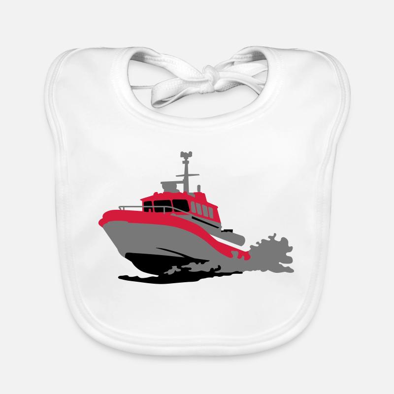 rescue boat Organic Baby Bibs