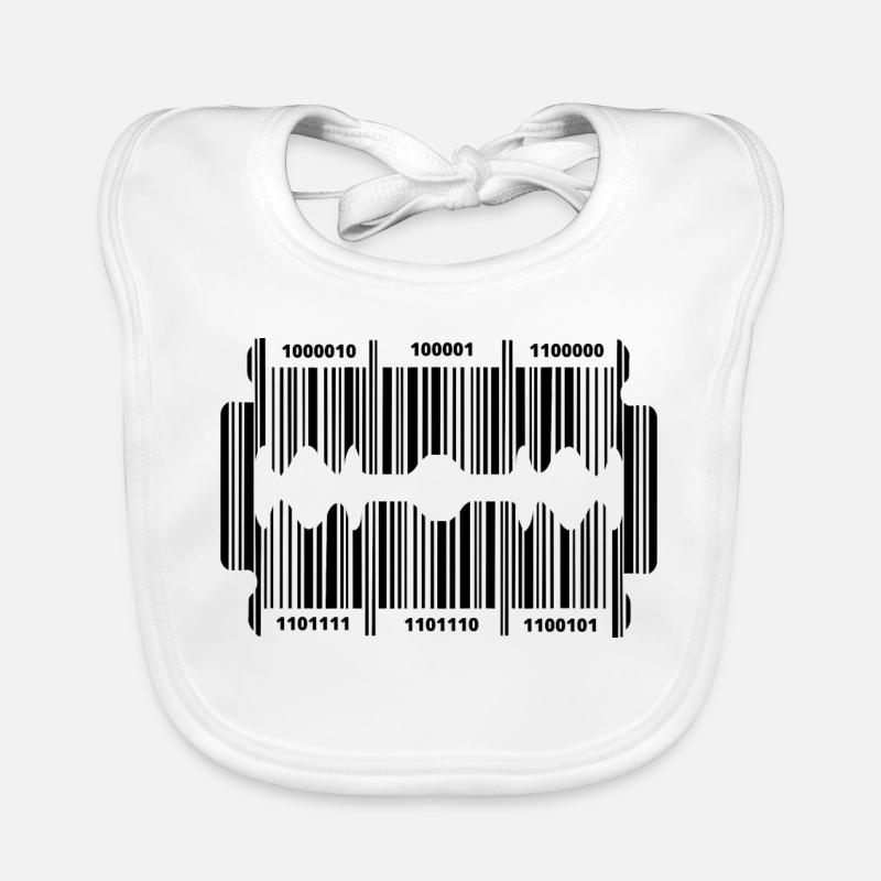 Lame de rasoir avec code secret Bavoir bio Bébé