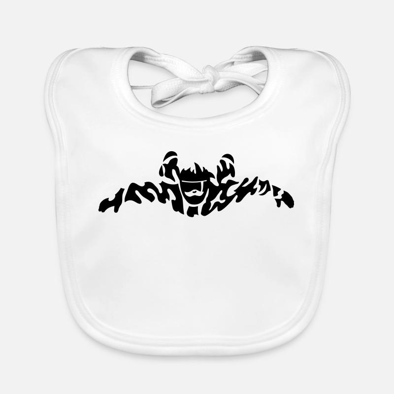 skydiver extreme Bavoir bio Bébé