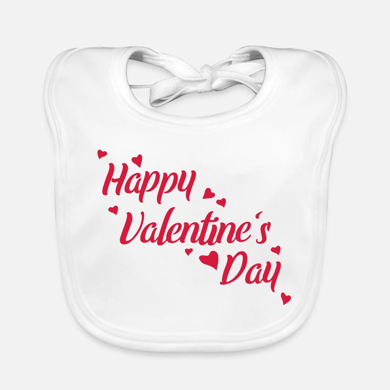 Saint Valentin Bavoir bio Bébé