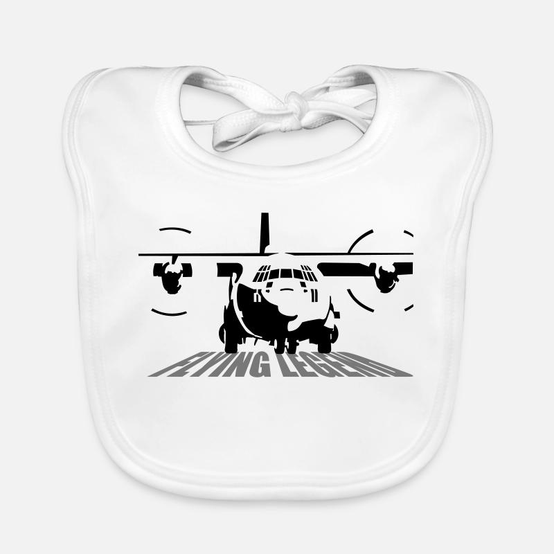 C-130 Hercules Organic Baby Bibs
