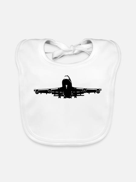 747 - Baby Bio-Lätzchen - Weiß - Vorne