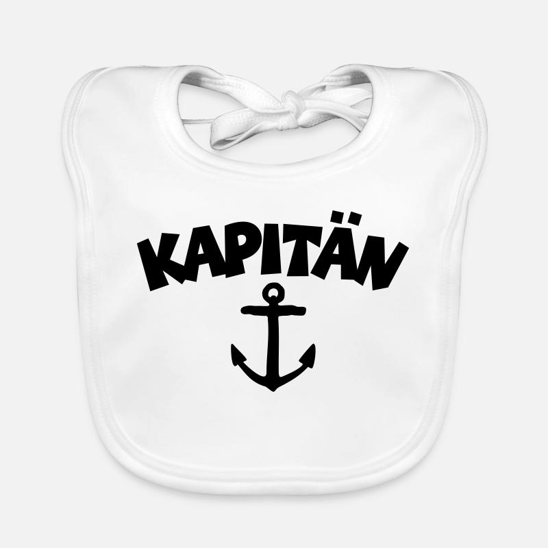 Kapitän Boot und Segel Design Baby Bio-Lätzchen