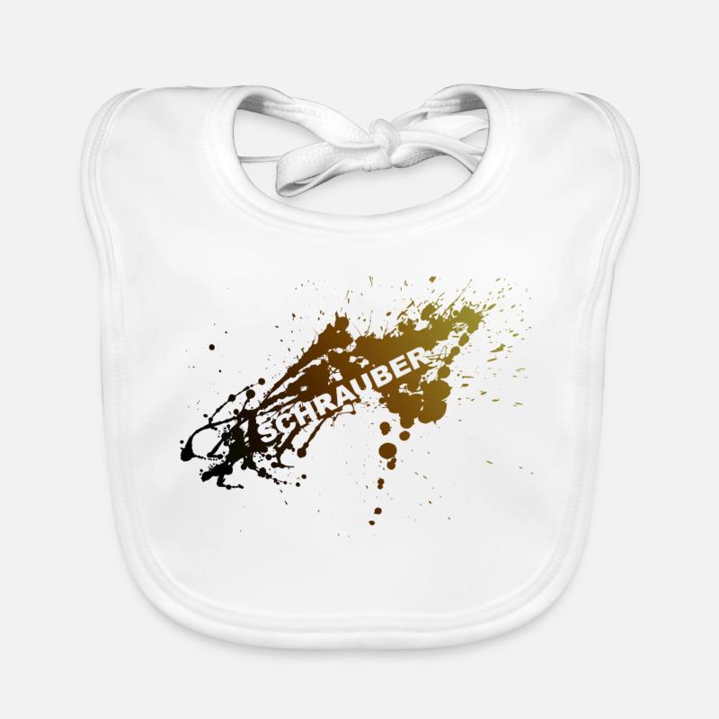 SCREWDRIVER Organic Baby Bibs