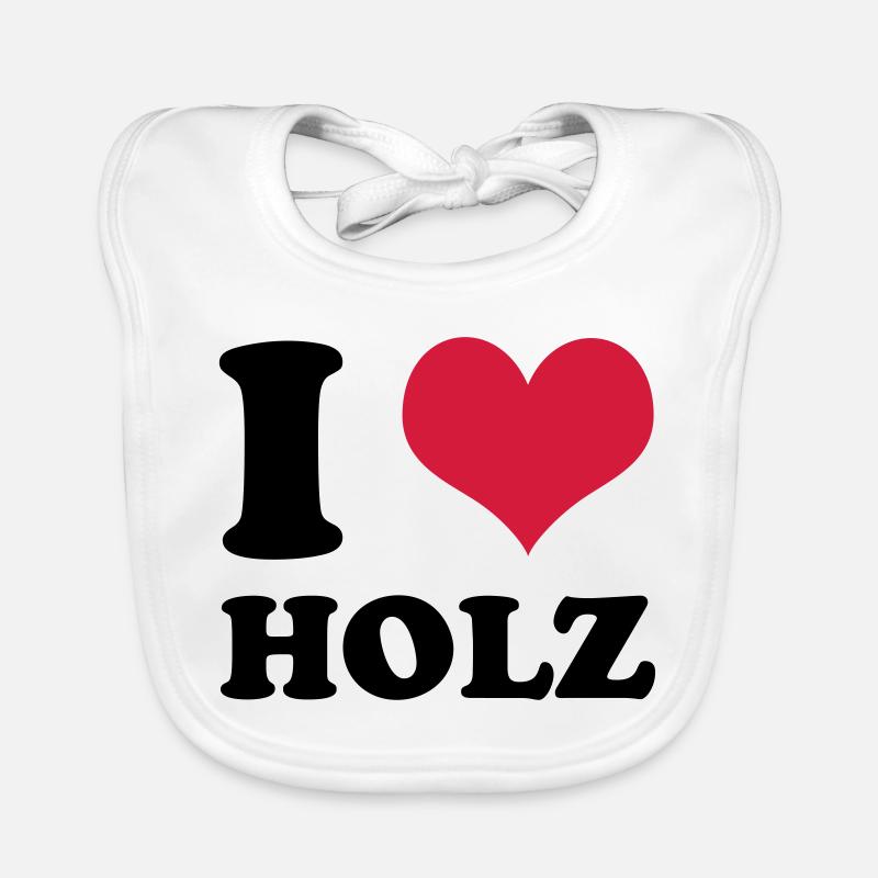 J'aime le bois Bavoir bio Bébé