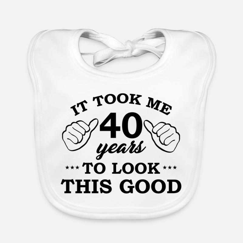 Ça m'a pris 40 ans Bavoir bio Bébé