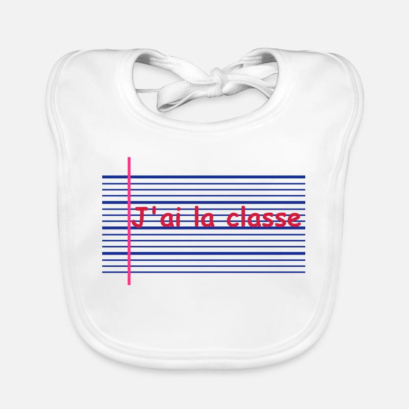 La Classe Bavoir bio Bébé