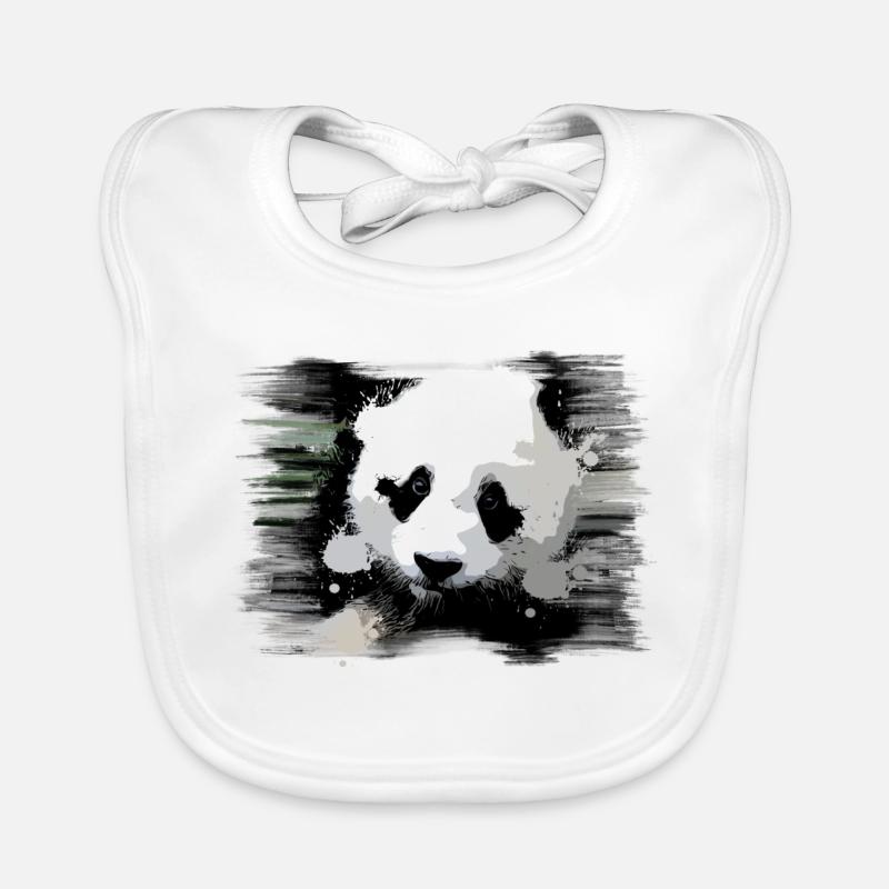 Panda Organic Baby Bibs