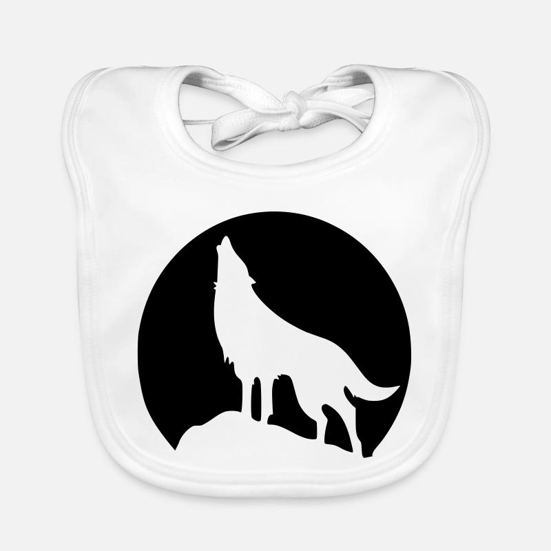 Wolf - Mond Baby Bio-Lätzchen
