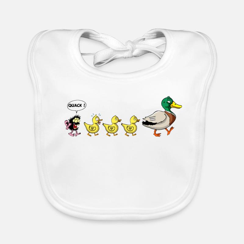 Le vilain petit canard Bavoir bio Bébé