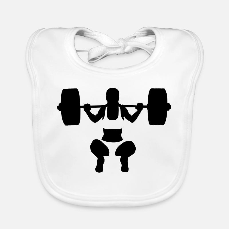 haltérophilie Bavoir bio Bébé