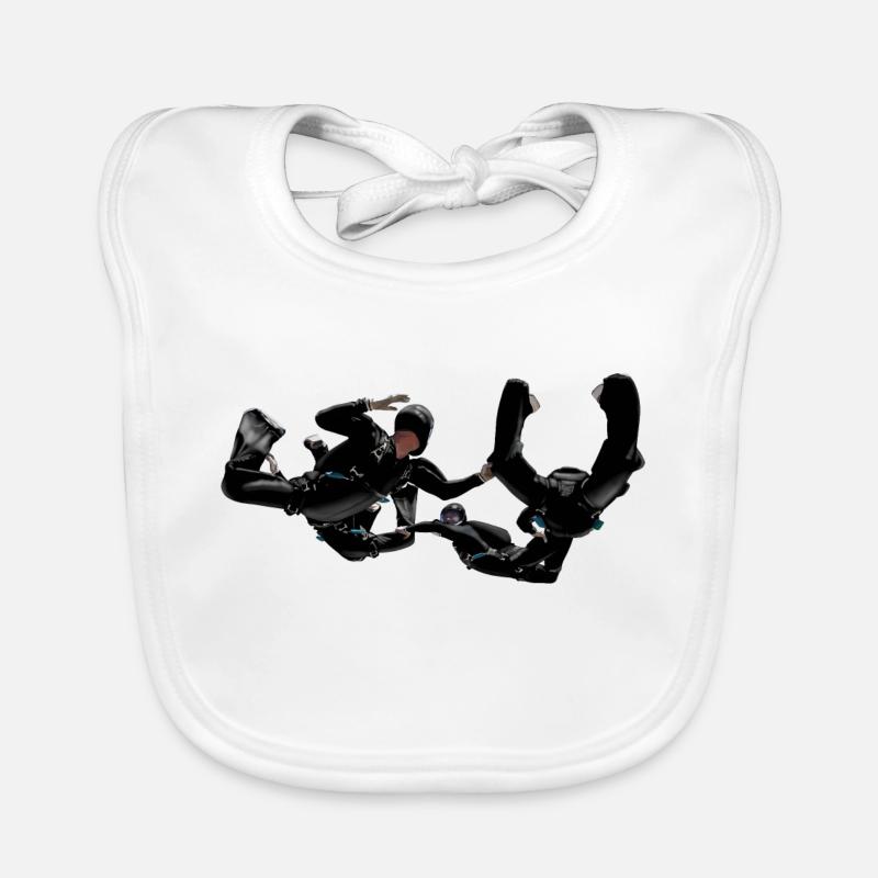 Skydivers Organic Baby Bibs