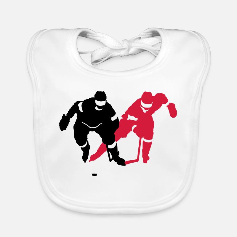 Hockey - Bavoir bio Bébé - blanc