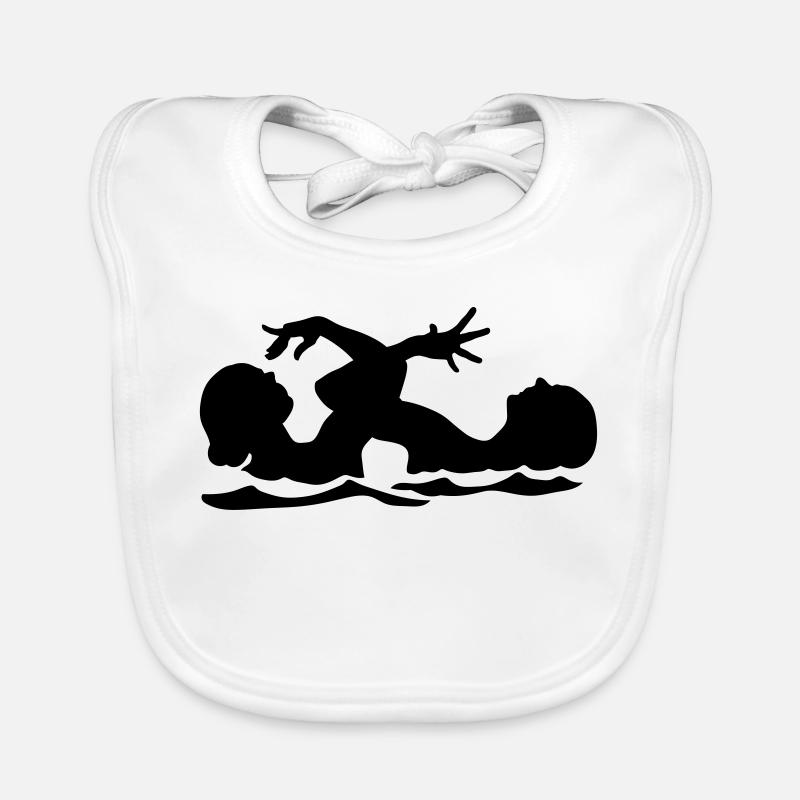 natation synchronisée Bavoir bio Bébé