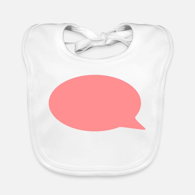 Ballon / / dessin animé / / dire / / déclaration Bavoir bio Bébé