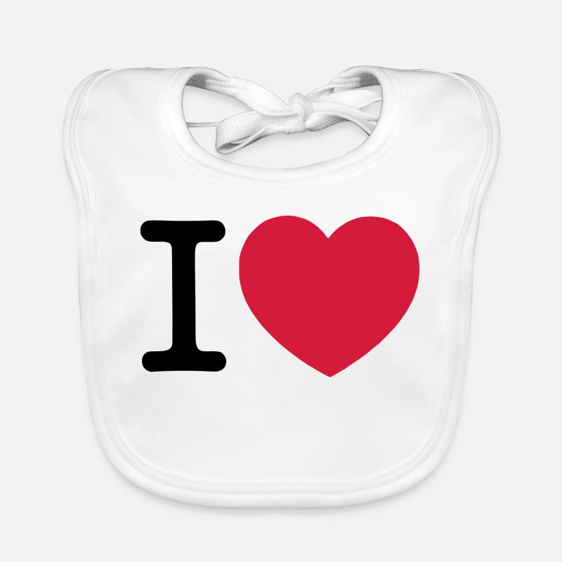 I Love... Baby Bio-Lätzchen