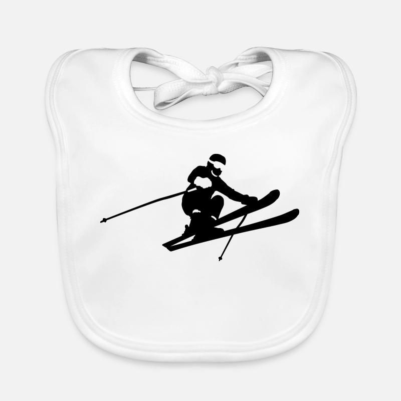 saut à ski Bavoir bio Bébé