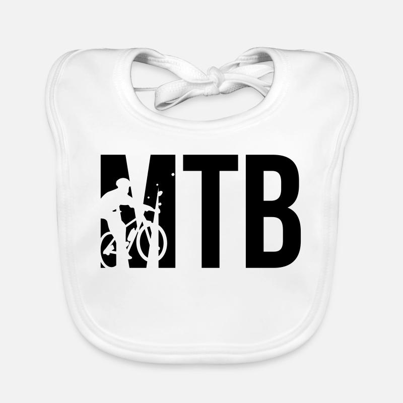 MTB - Baby Bio-Lätzchen - Weiß
