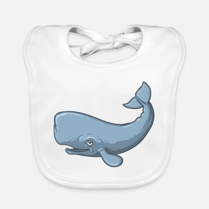 Sperm Whale Bavoir bio Bébé